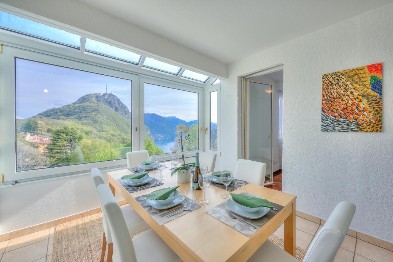 Apartamento Residenza Parco Carona Lugano Exterior foto