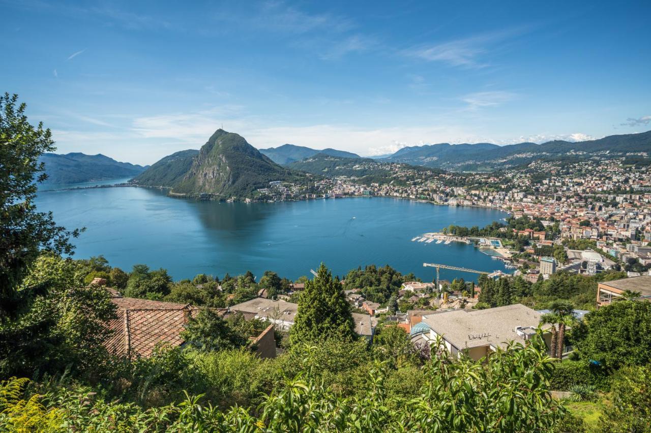 Apartamento Residenza Parco Carona Lugano Exterior foto